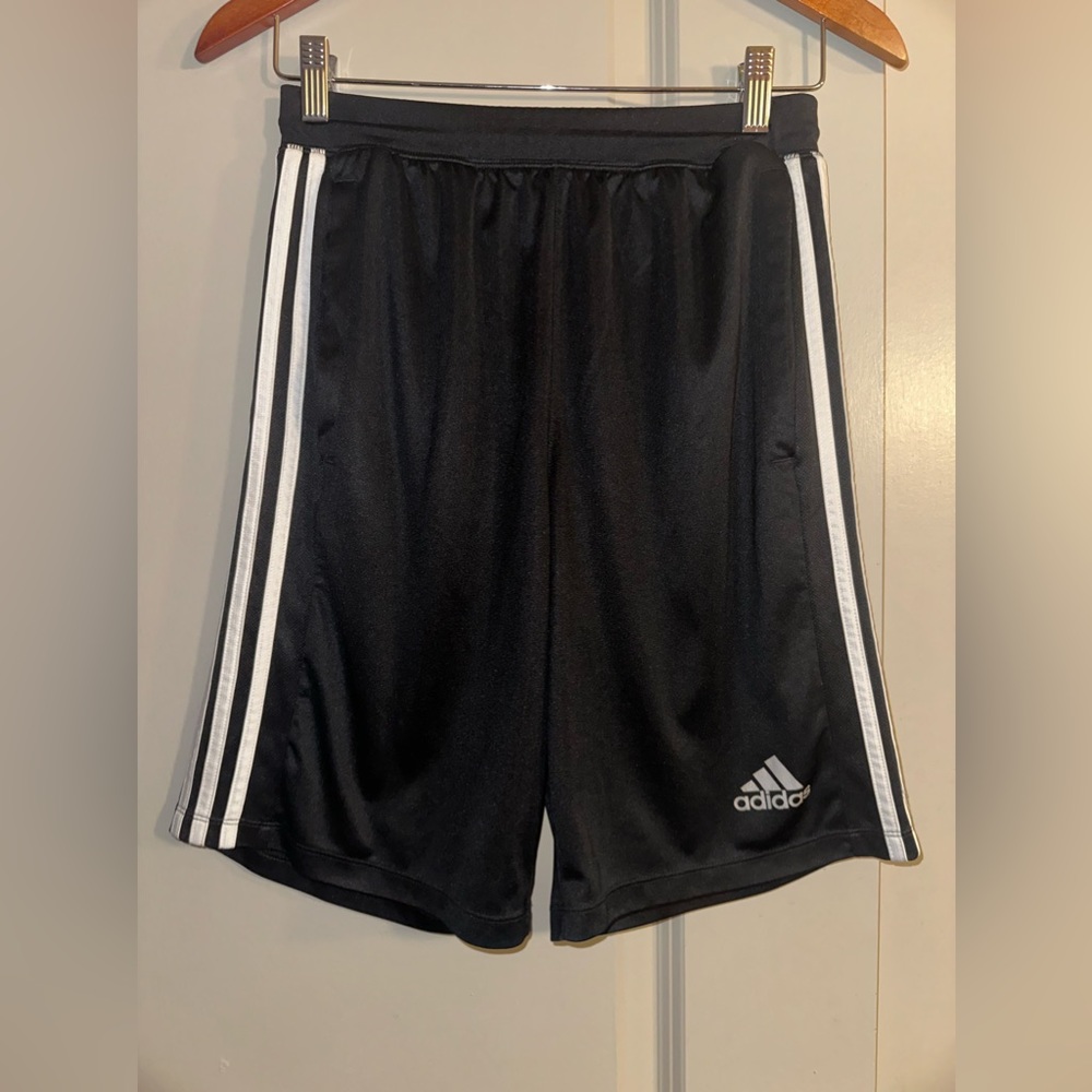 Adidas Men’s black and white shorts